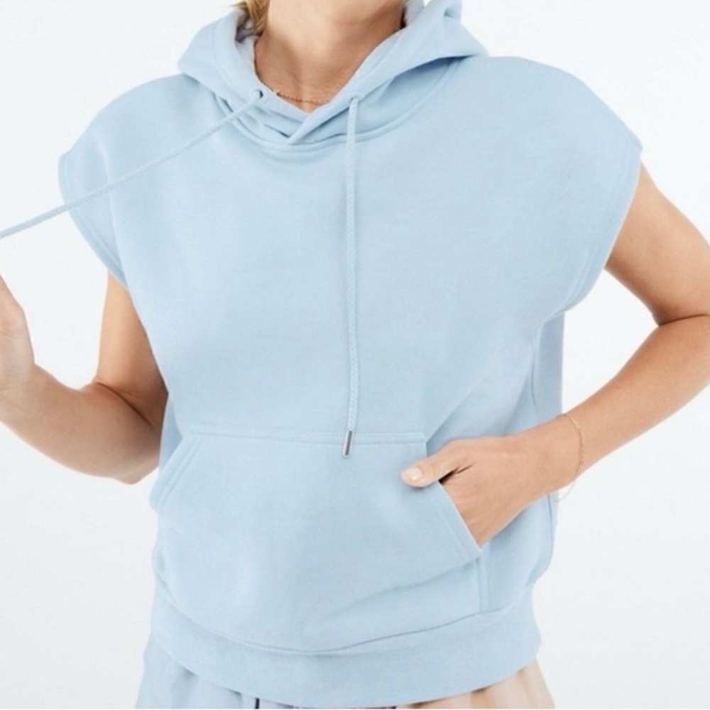 Fabletics Angela Sleeveless Pullover Hoodie Sweatshirt